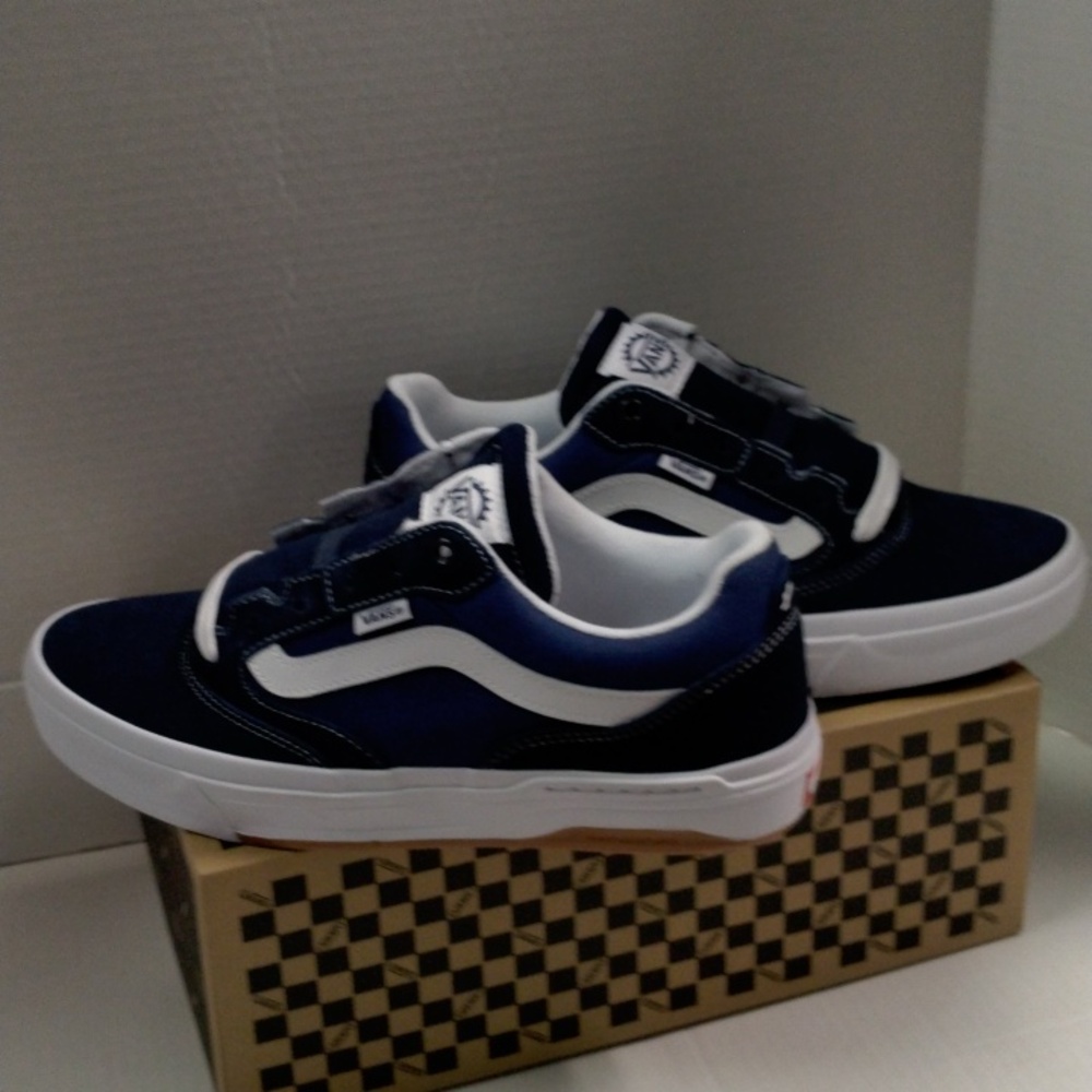 Vans BMX Proof Wafflecup Navy and White Sneakers - Picture 8 of 8